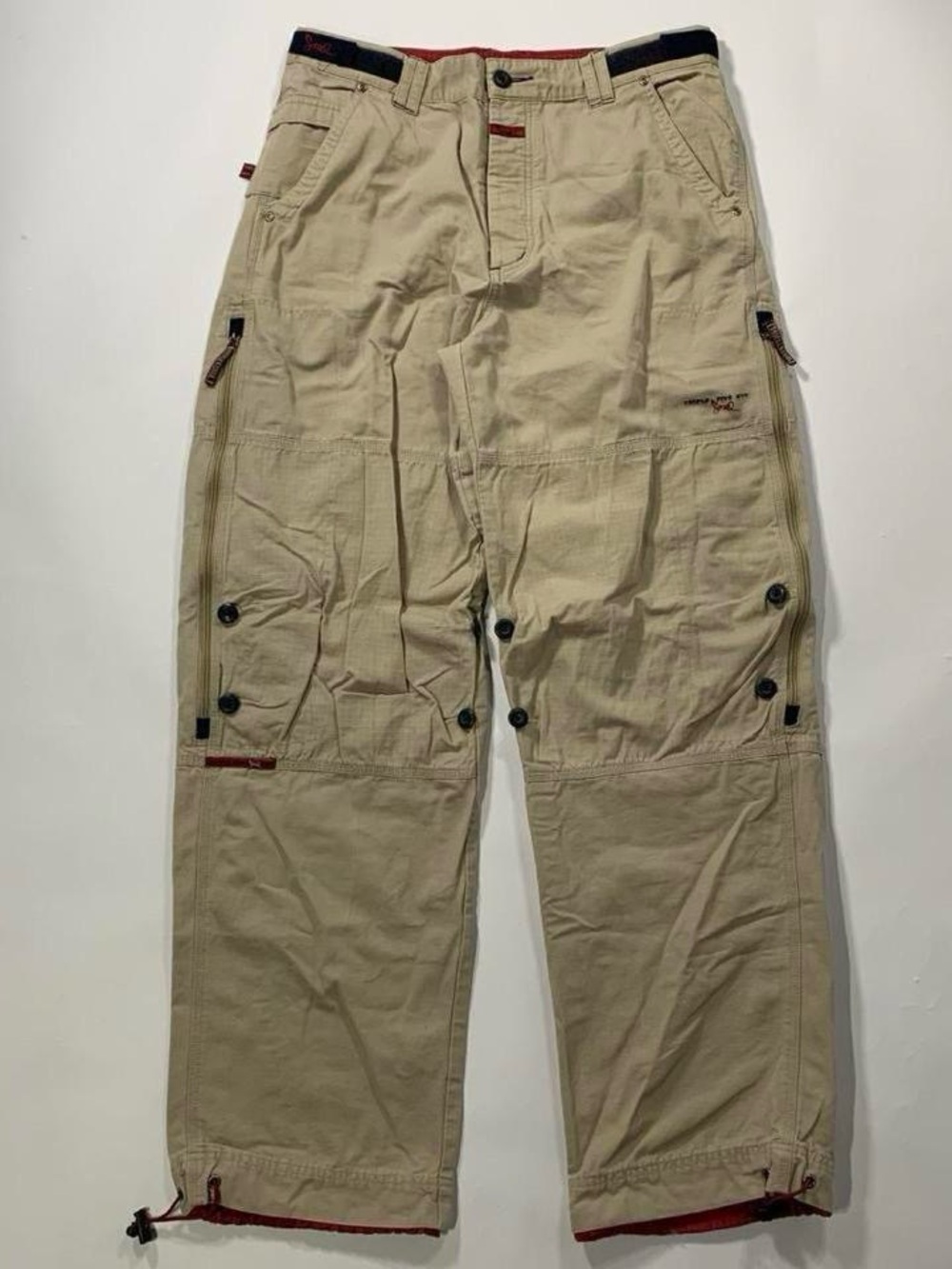 Triple Five Soul Khaki Gadget Cargo Pants Y2K Gorpcore Vintage
